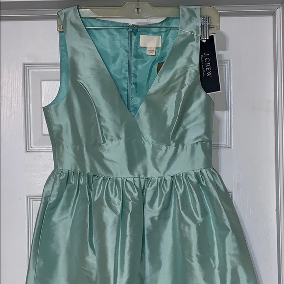 J. Crew Hope Dress Dupioni Silk SZ 6 Wedding Party - Picture 1 of 8